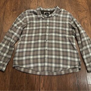 prAna Flannel Shirt XXL – Men’s Plaid Button-Up